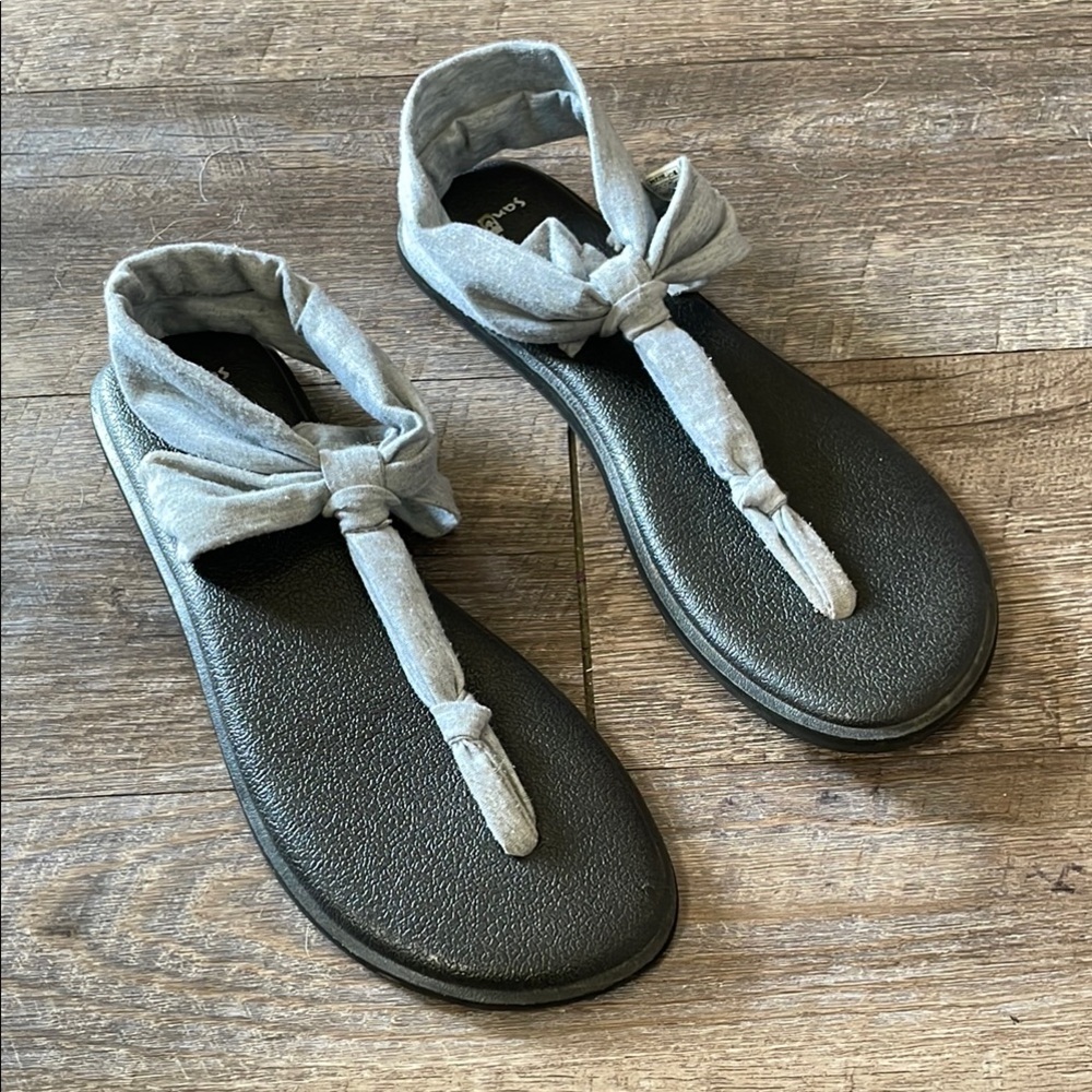 Sanuk fabric gladiator Sandals